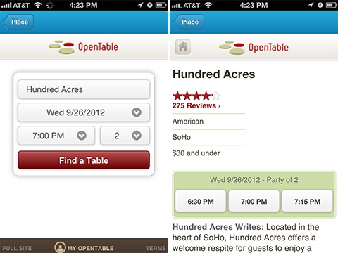 Open Table - Foursquare partnership - A step in the SoLoMo Direction 1 OpenTable